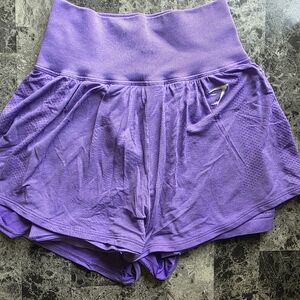Gymshark Purple Athletic Shorts